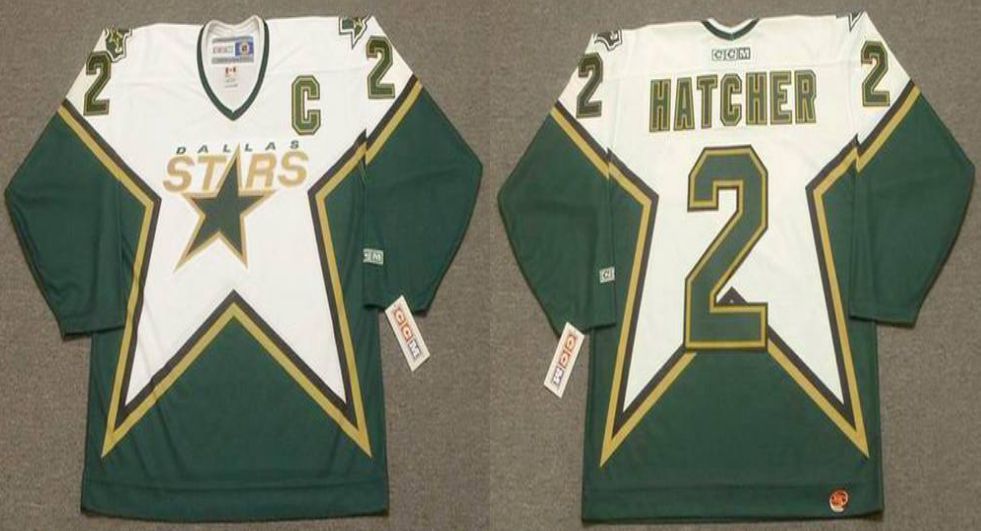 2019 Men Dallas Stars #2 Hatcher Green CCM NHL jerseys->dallas stars->NHL Jersey